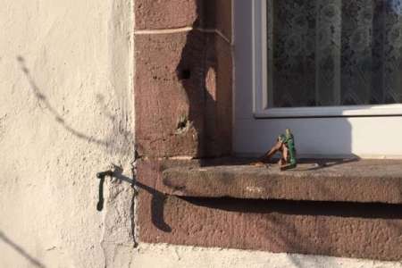 Fenstergewände - Beschädigt durch rostende Kloben